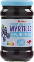 Myrtille allégée de sucres