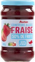 Fraise allégée de sucres