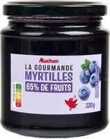 La Gourmande Myrtille65% de fruits