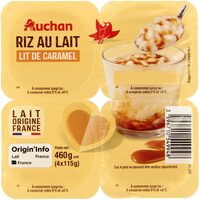 Riz au lait lit de caramel