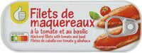 Filets de maquereaux blancs à la tomate et au basilic