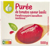 Purée de tomate saveur Basilic