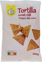 Tortillas chips saveur chili