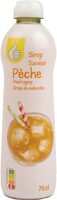 Sirop saveur pêche
