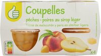Coupelles Pêches Poires