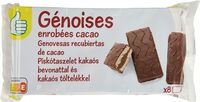 Génoises enrobées cacao