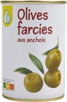 Olives vertes farcies aux anchois