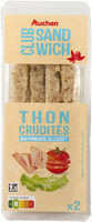 Club sandwich thon crudites mayonnaise allegee