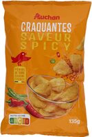 Auchan craquantes saveur spicy
