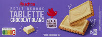 Petit beurre tablette chocolat blanc