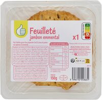 Feuilleté jambon fromage