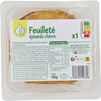 Feuilleté épinards chèvre