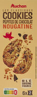 Cookies pépites de chocolat nougatine