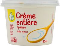 Crème épaisse entière