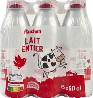 AuchanLait entierorigine France