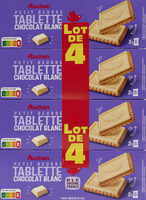 Petit beurre tablette chocolat blanc