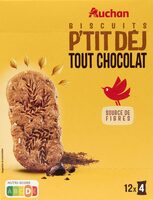 Biscuits p'tit dej tout chocolat