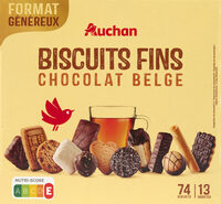 Biscuits fins chocolat belge