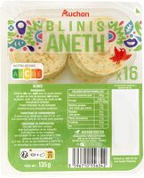 Blinis aneth