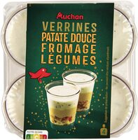 Verrines patates douce fromage legumes x4 160g