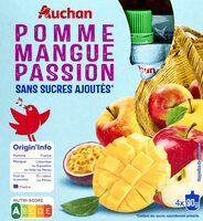 Pomme mangue passionsans sucres ajoutés**contient des sucres naturellement présents