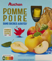 Pomme Poire sans sucres ajoutés**Contient des sucres naturellement présents dans les fruits.