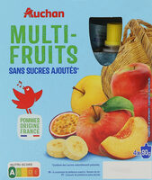 Multi-fruits sans sucres ajoutés**Contient des sucres naturellement présents