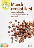 Muesli croustillant saveur chocolat