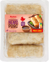 X4 nems porc + 1 sauce au nuoc-mâm