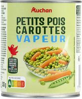 Petits pois carottes vapeur