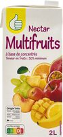 Nectar multifruits à base de concentrés - Teneur en fruits : 50% minimum