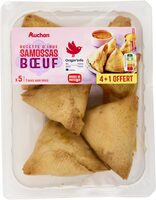 Recette d'indesamossas boeufx4 +1 offert + 1 sauce