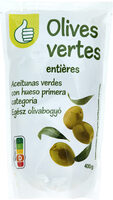 Pouce olives vertes entieres sachet 400g