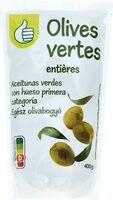 Pouce olives vertes entieres sachet 400g