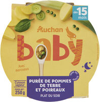 Purée de pommes de terre et poireaux