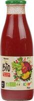 Auchan bio pur jus de legumes bocal 75cl