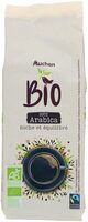Auchan biod cafe moulu 100% arabica 250g