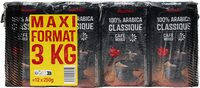 Maxi Format 3 kg 100% Arabica classique café moulu