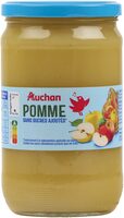 Pomme Sans sucres ajoutés**Conformément à la réglementation applicable aux purées. Contient des sucres naturellement présents dans les fruits.