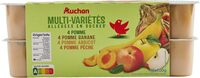 Multi-variétés Allégées en sucres* 4 pomme, 4 pomme banane, 4 pomme abricot, 4 pomme pêche*30% de sucres en moins qu'une compote classique