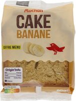 Auchan cake banane 80g