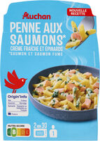 Auchan penne aux saumons 280g
