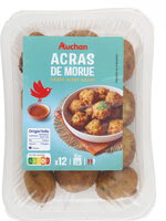 Auchan acras de morue x12 200g