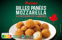 Billes panées mozzarellaà la truffe blanche d'été 1% aromatisées