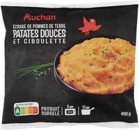 Ecrasé de pommes de terre patates douces et ciboulette