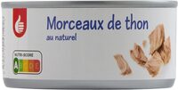 Morceaux de thon au naturel