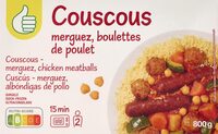 Couscous - merguez, boulettes de poulet
