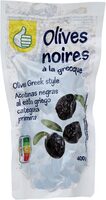 Olives noires à la grecque