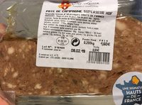 Pâté de campagne superieur hdf