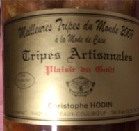 Tripes Artisanales à la mode de Caen